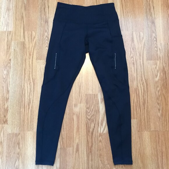 Sweaty Betty Eco Therma Full Length Navy Blue Leggings SB6783 Size Small 4-6 - Picture 6 of 15
